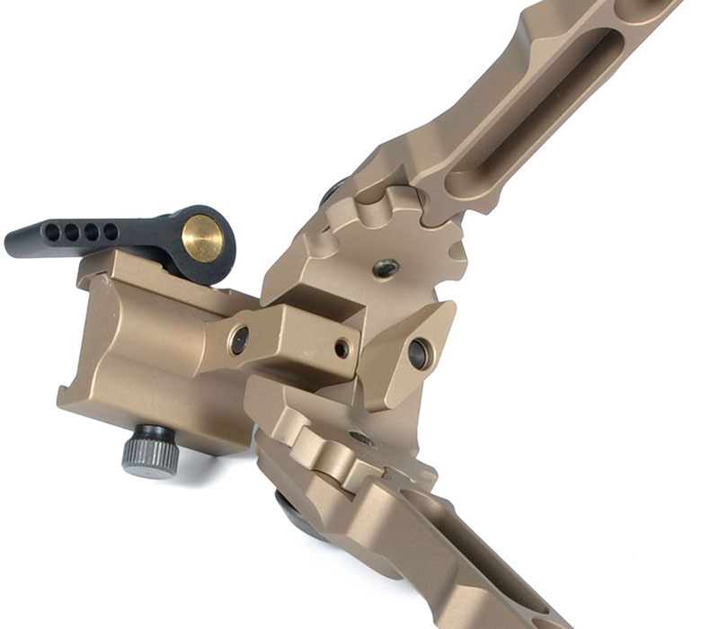 BR-4 QD Bipod Rifle Bipod Tactical Bipod 5.3 Inches Adjustable T